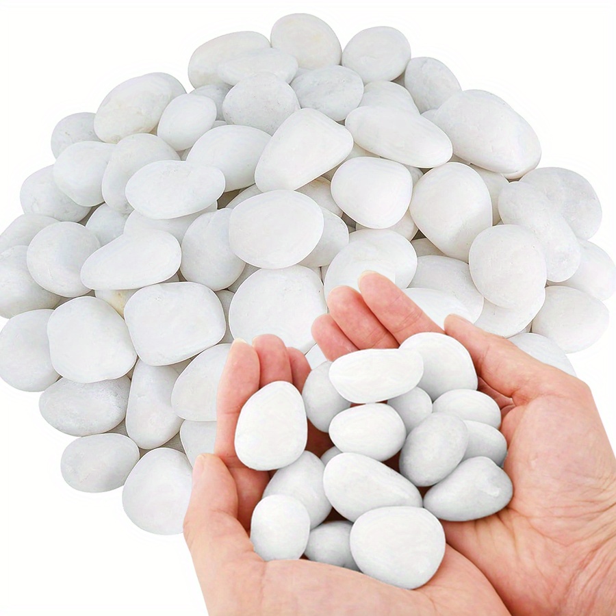 Aquarium Plant Nursery - 200/400g guijarros naturales blancos de alto