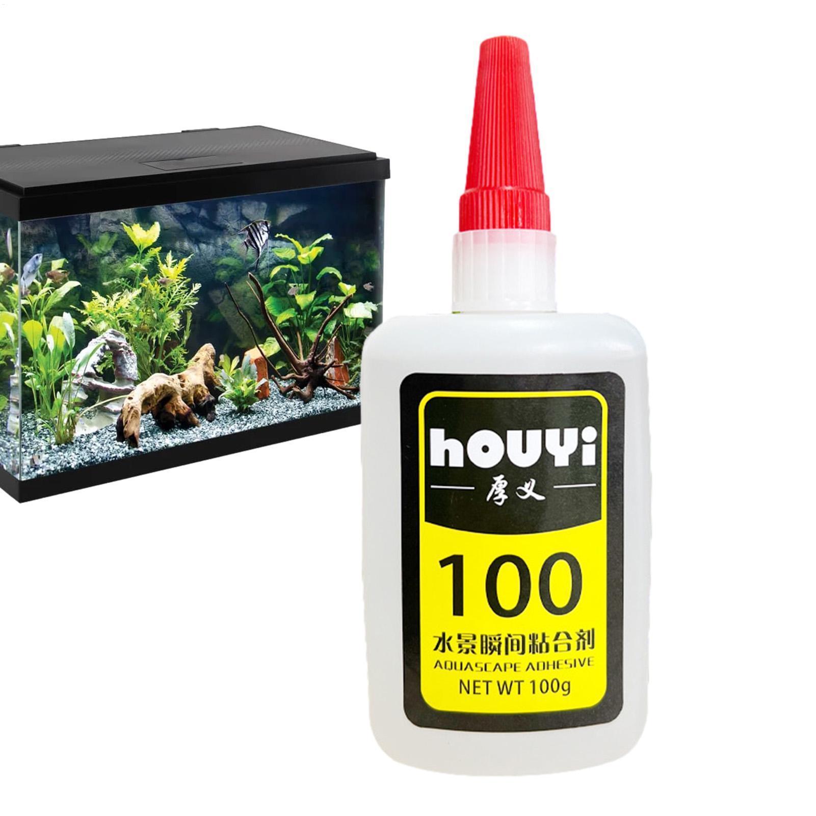 Aquarium Planted Aquarium - Pegamento instantáneo transparente para acuario, adhesivo