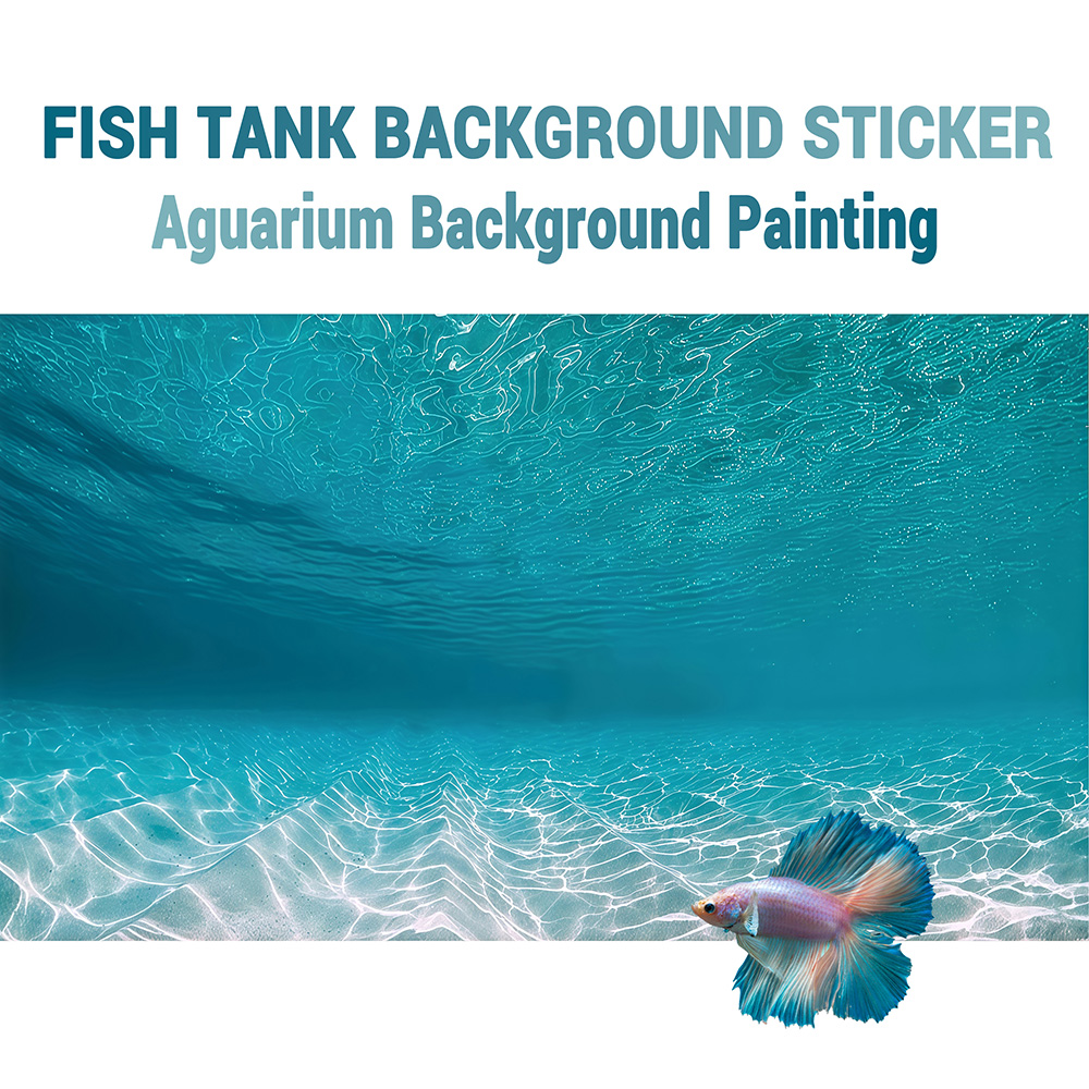 Aquarium Sand White - Arena blanca brillante, pintura de fondo
