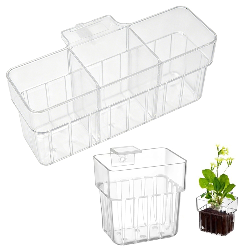 Canasta Hidropónica Transparen - Aquarium Planted Wall reseña y precio