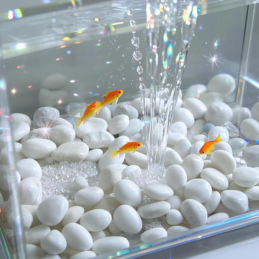 400g de Piedras de Río Natural - Aquarium Sand White reseña y precio