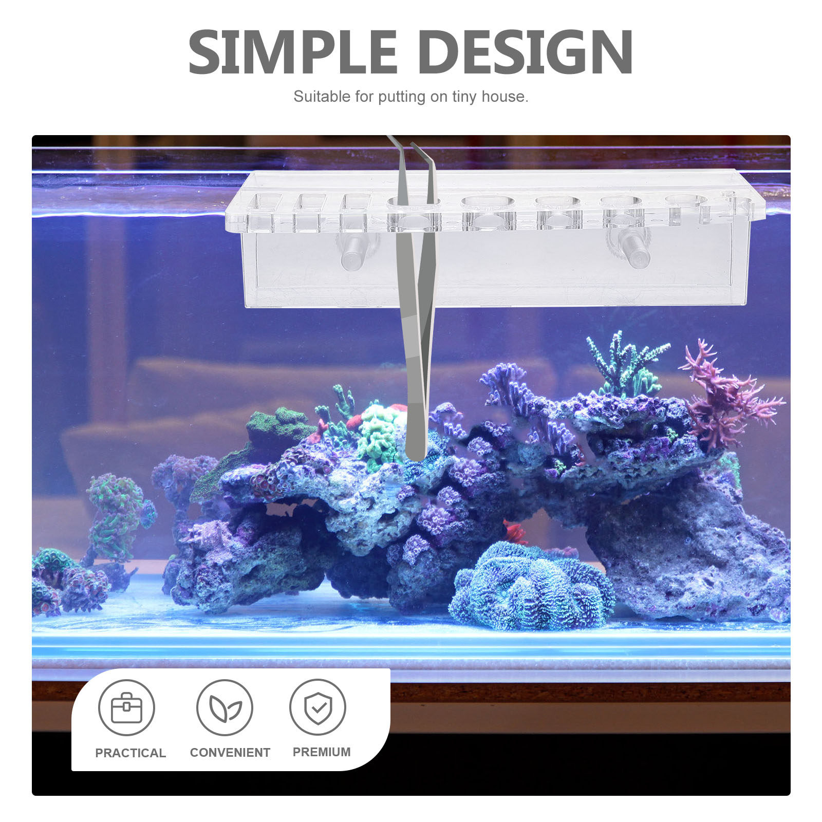 Soporte para Herramientas de A - Aquarium Planted Wall reseña y precio