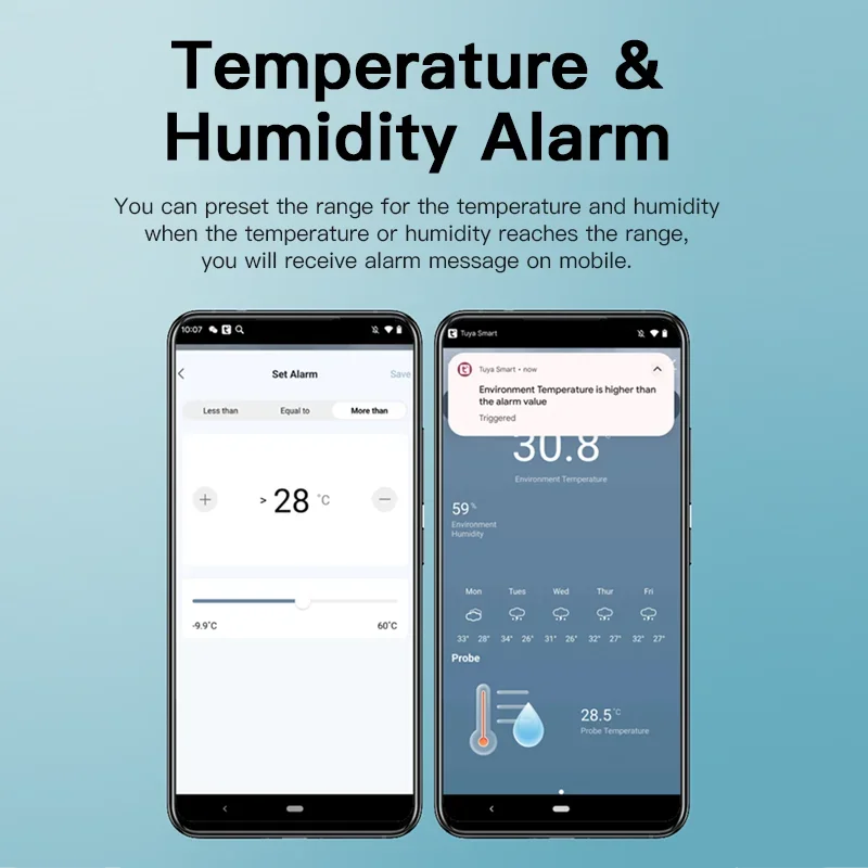 Sensor de temperatura y humeda - Aquarium Planted Aquarium reseña y precio