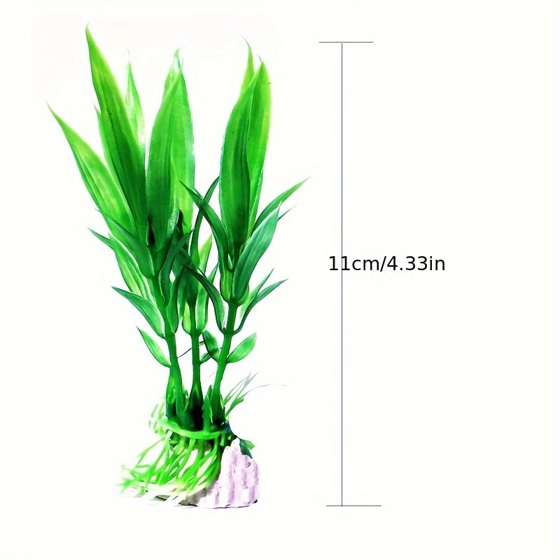 Plantas artificiales de plásti - Aquarium Plant Grass reseña y precio