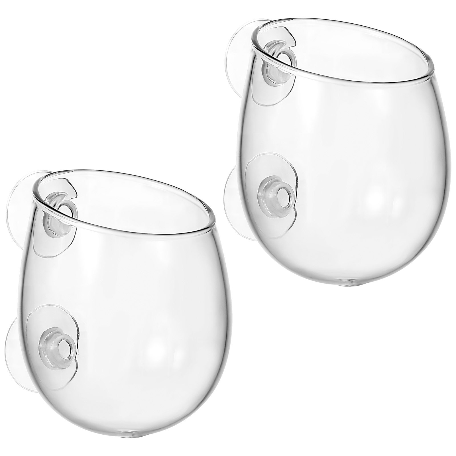 2 Vasos de Vidrio Transparente - Aquarium Planted Wall reseña y precio