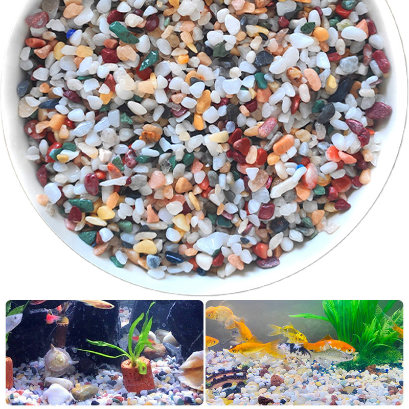 Piedra de grava natural, 200 ~ - Aquarium Sand White reseña y precio