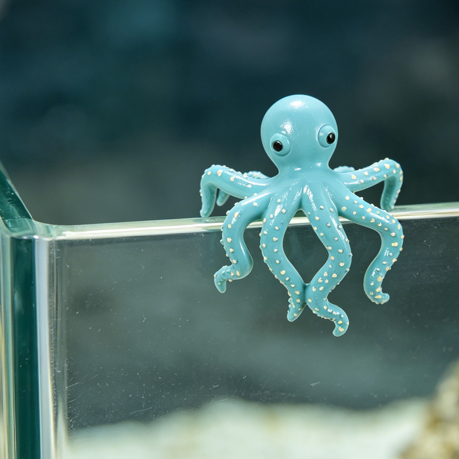 Escultura de Pulpo Escalando,  - Aquarium Plant Octopus reseña y precio