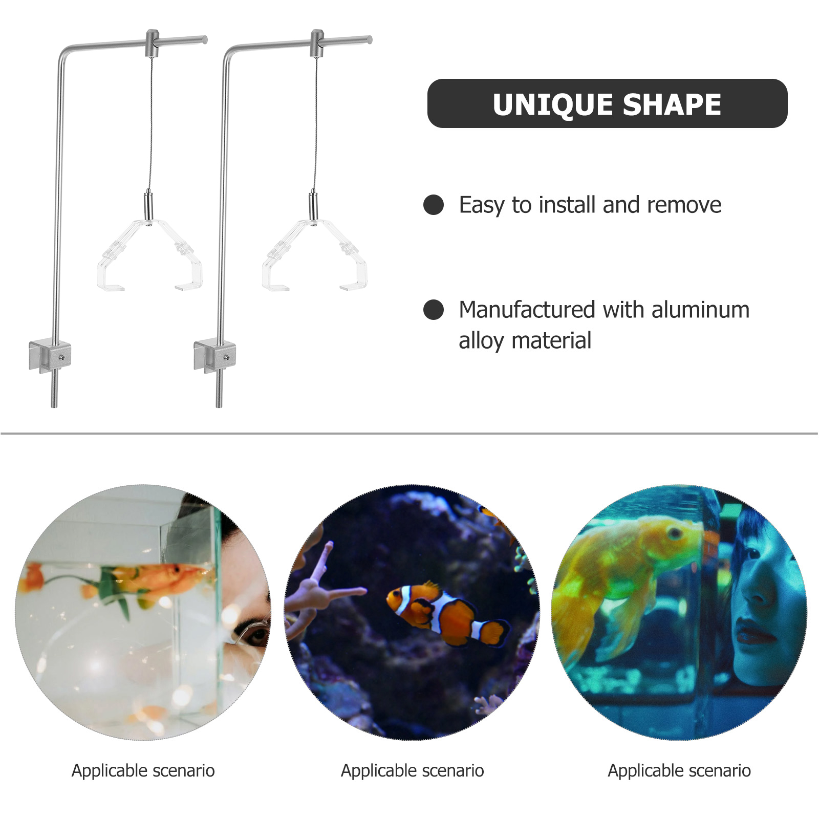Soporte de luz para acuario co - Planted Aquarium With Fish reseña y precio