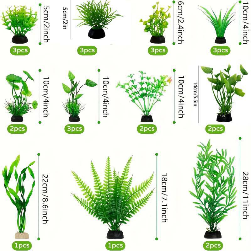 Juego de decoración de acuario - Aquarium Plant Grass reseña y precio
