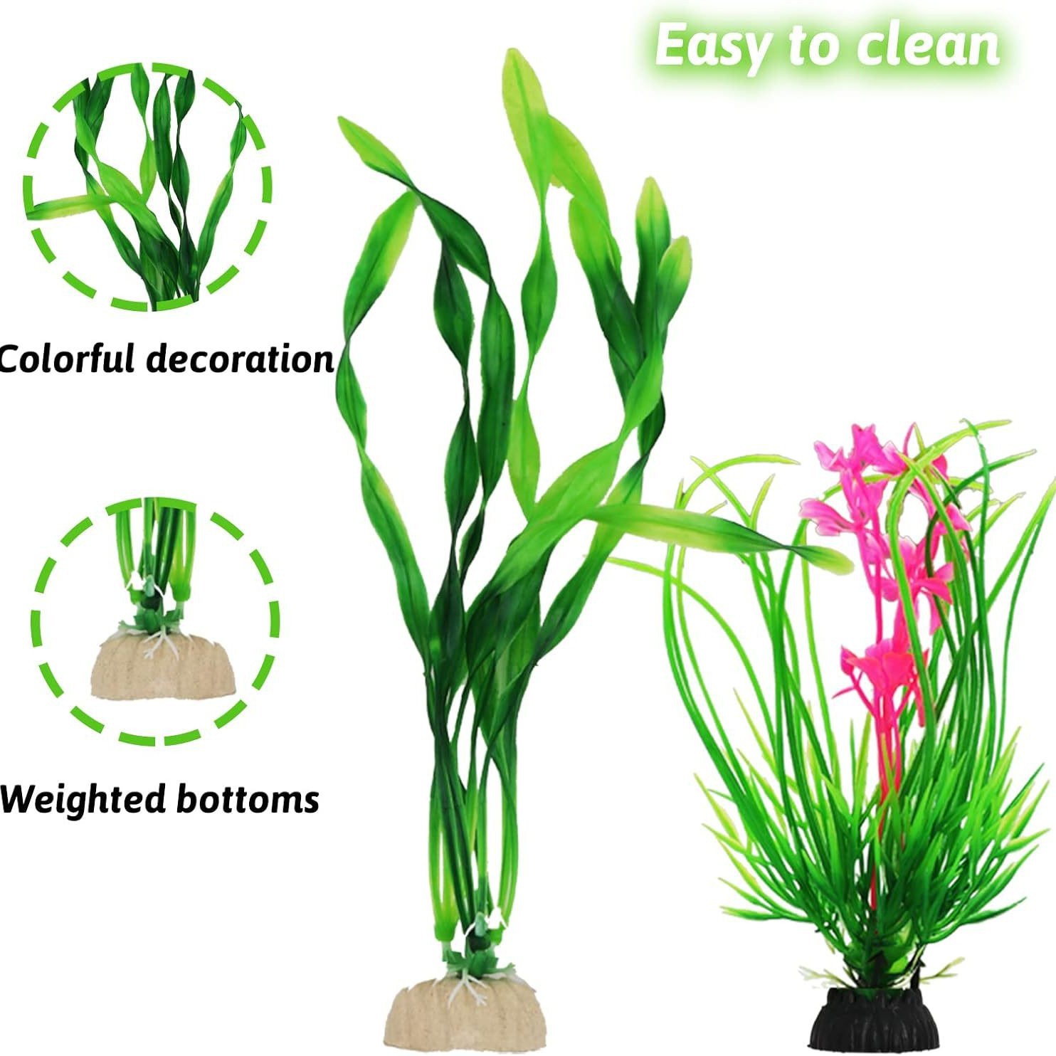 Juego de plantas artificiales  - Planted Aquarium For Beginners reseña y precio