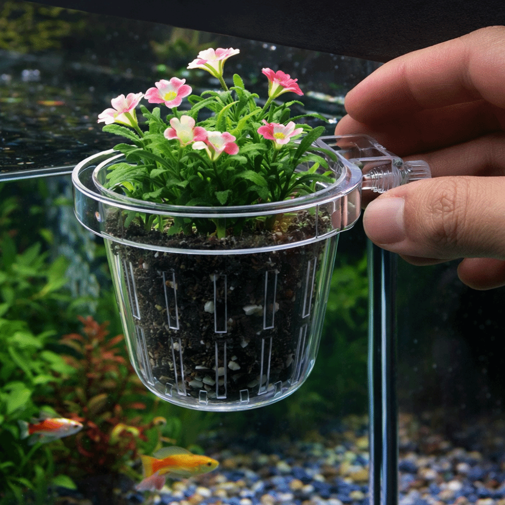 Cesta Transparente para Planta - Aquarium Planted Wall reseña y precio