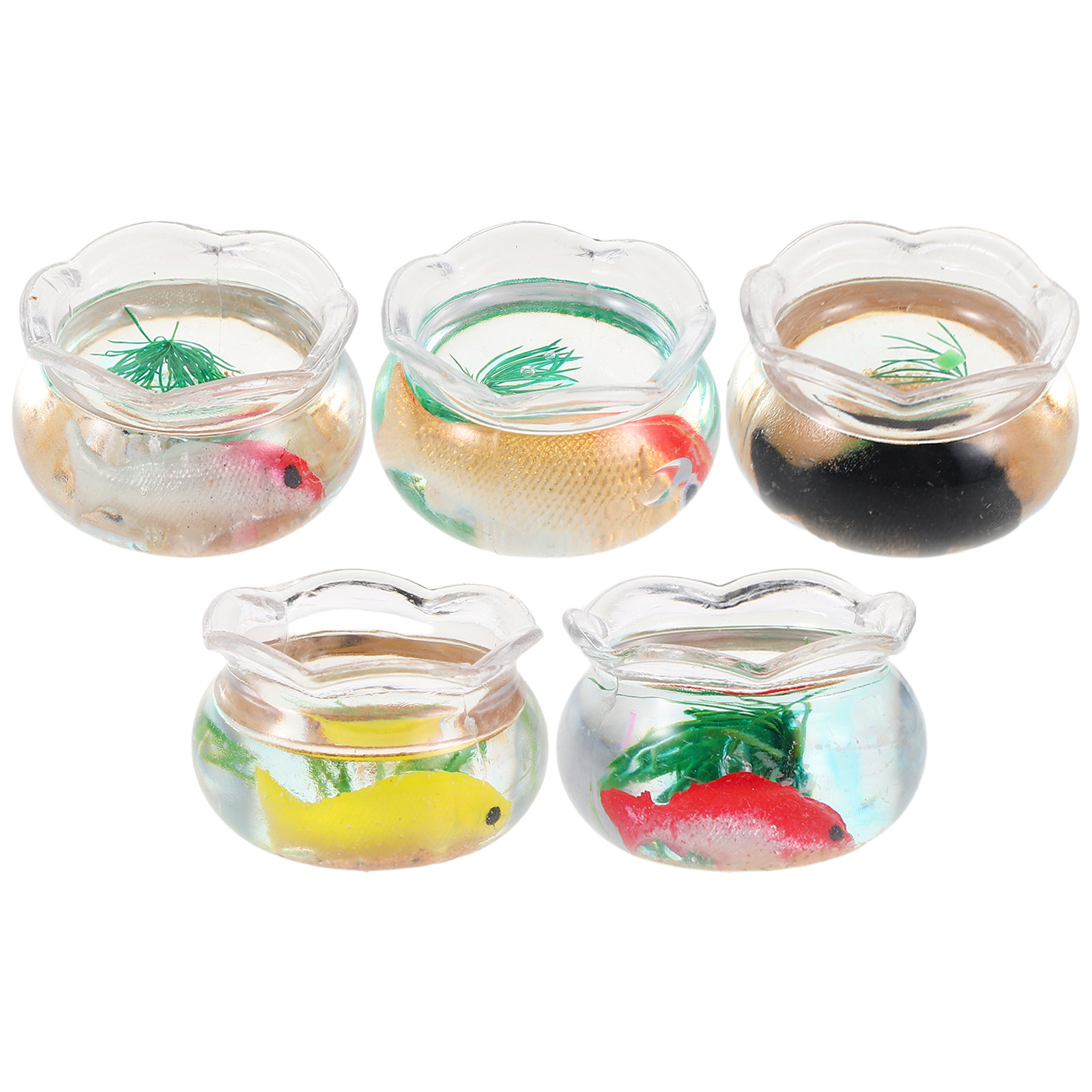 5 piezas de pecera en miniatur - Aquarium Planted Aquarium reseña y precio